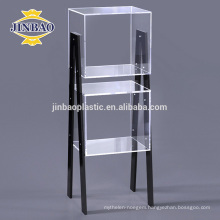 Jinbao A4 40X60 cm new customize clear crystal acrylic newspaper display rack